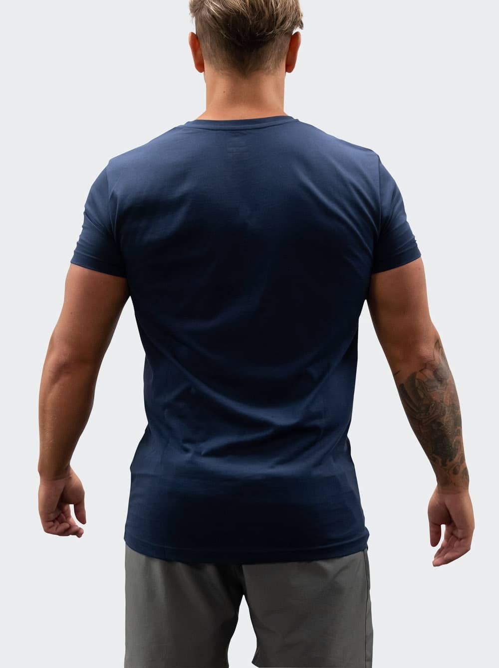 Bildnummer 3 av T-Shirt Silhouette Mens Navy/White