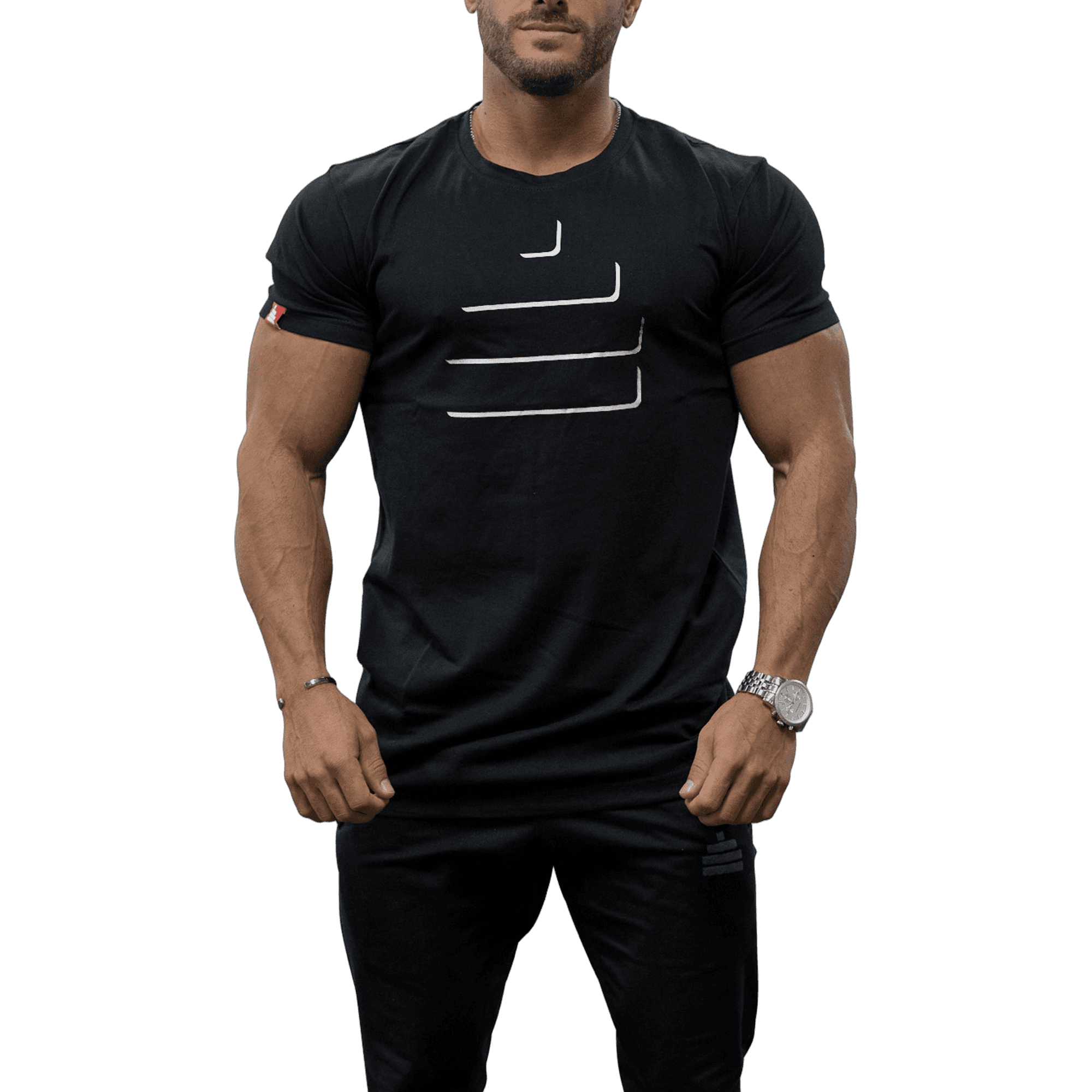 Bildnummer 1 av T-Shirt Silhouette Mens Black/White