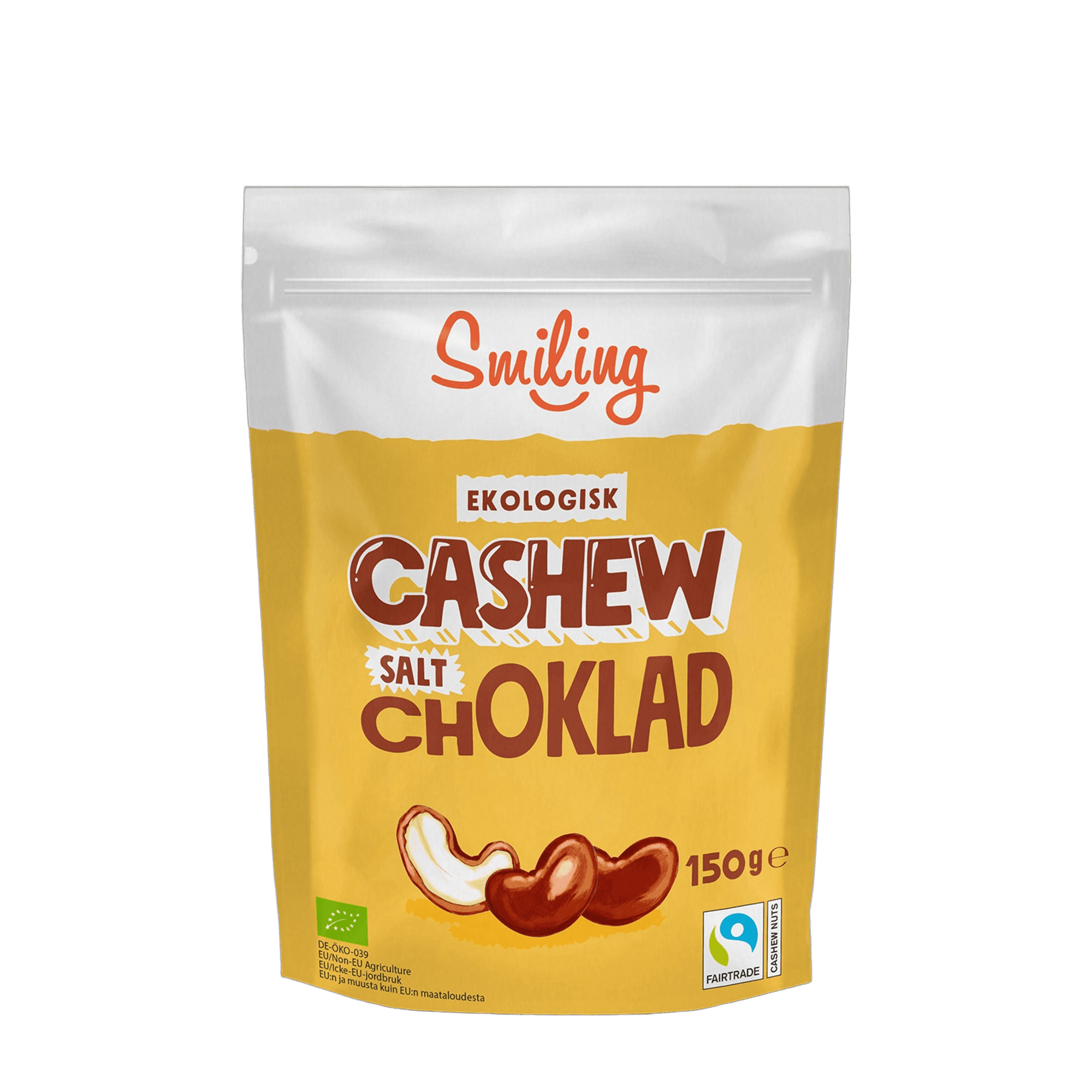 Bildnummer 1 av Smiling Cashew Salt Choklad 150g