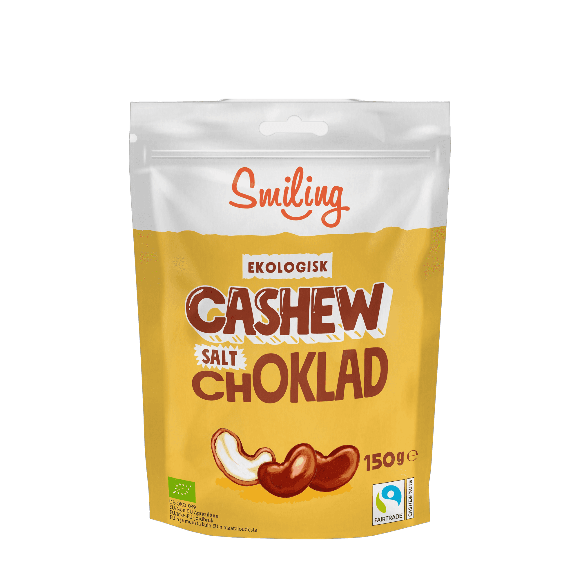 Bildnummer 1 av Smiling Cashew Salt Choklad 150g 7-pack