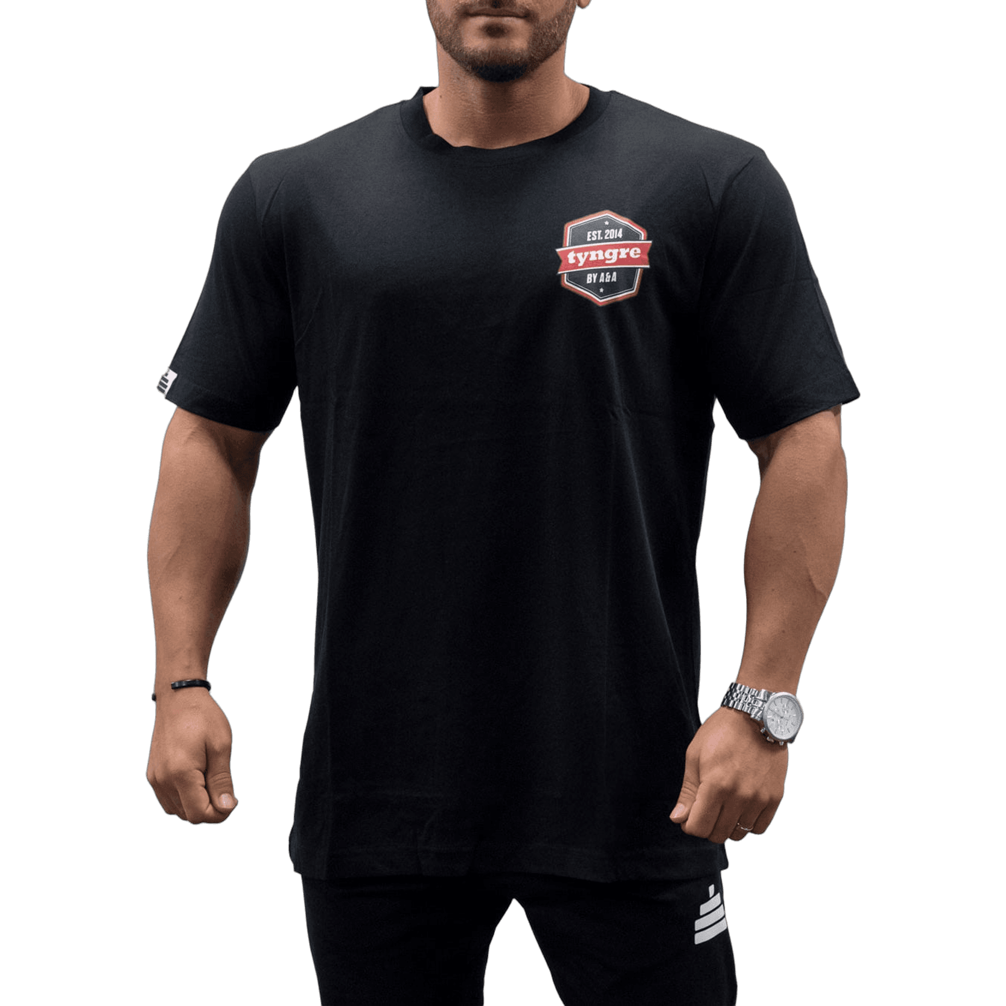Bildnummer 1 av T-Shirt Loose Fit A&A Mens Black