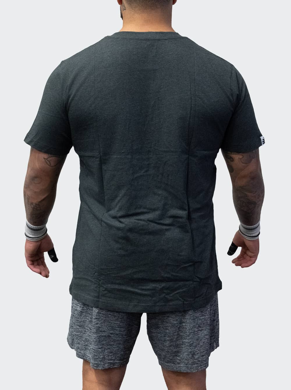 Bildnummer 3 av T-Shirt Loose Fit Logo Mens Black Melange