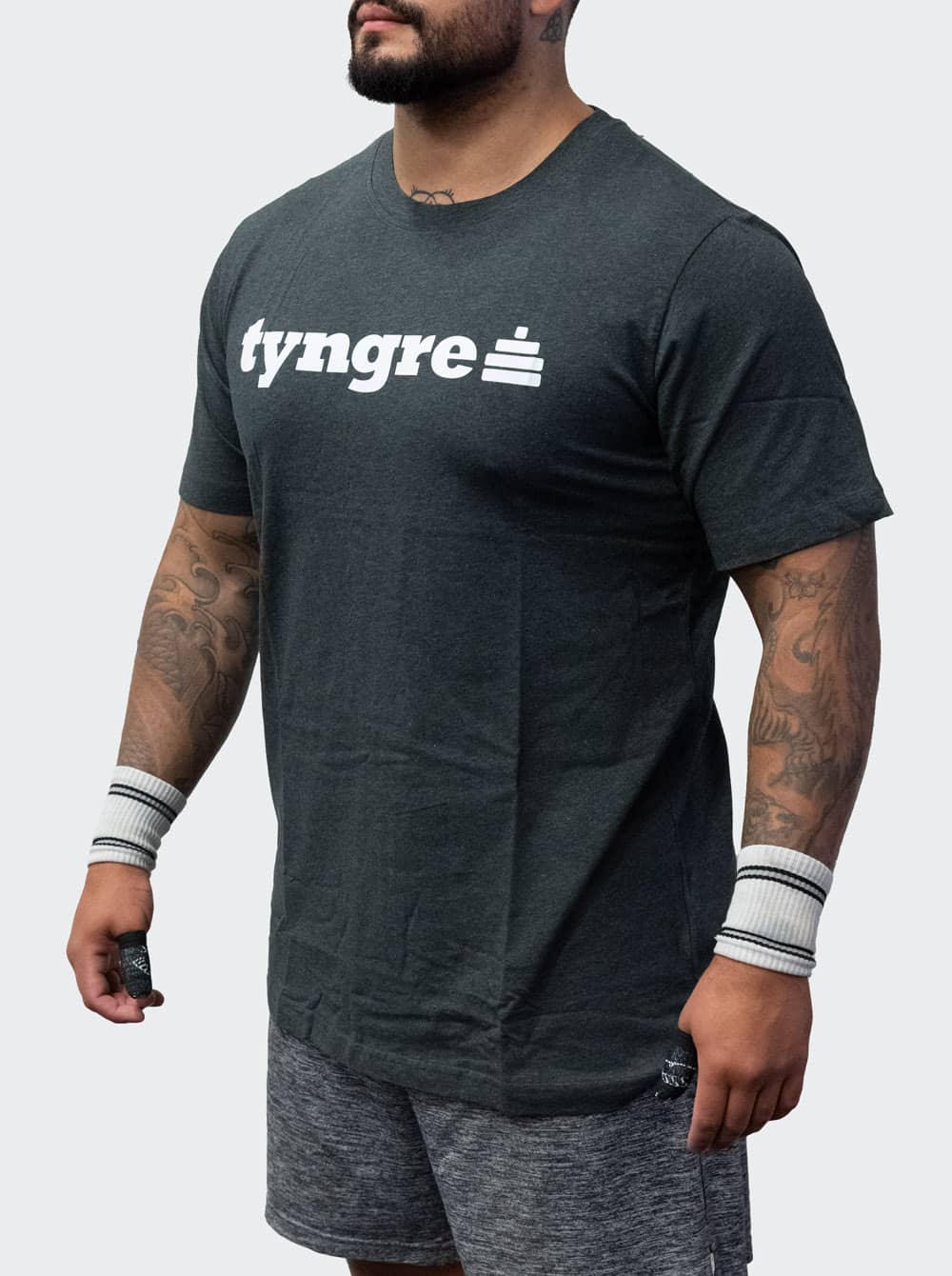 Bildnummer 2 av T-Shirt Loose Fit Logo Mens Black Melange