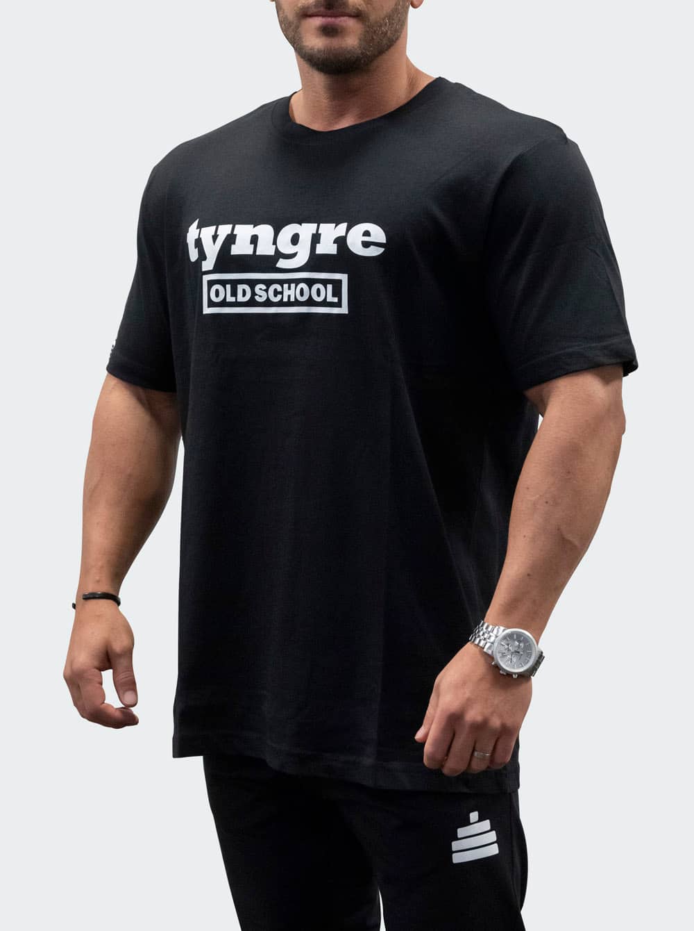 Bildnummer 2 av T-Shirt Loose Fit Old School Mens Black