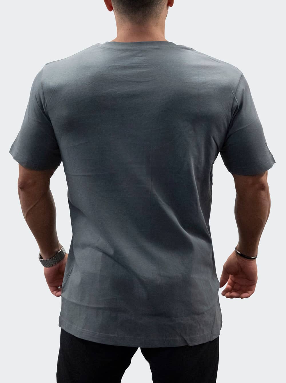 Bildnummer 3 av T-Shirt Loose Fit Print Mens Charcoal