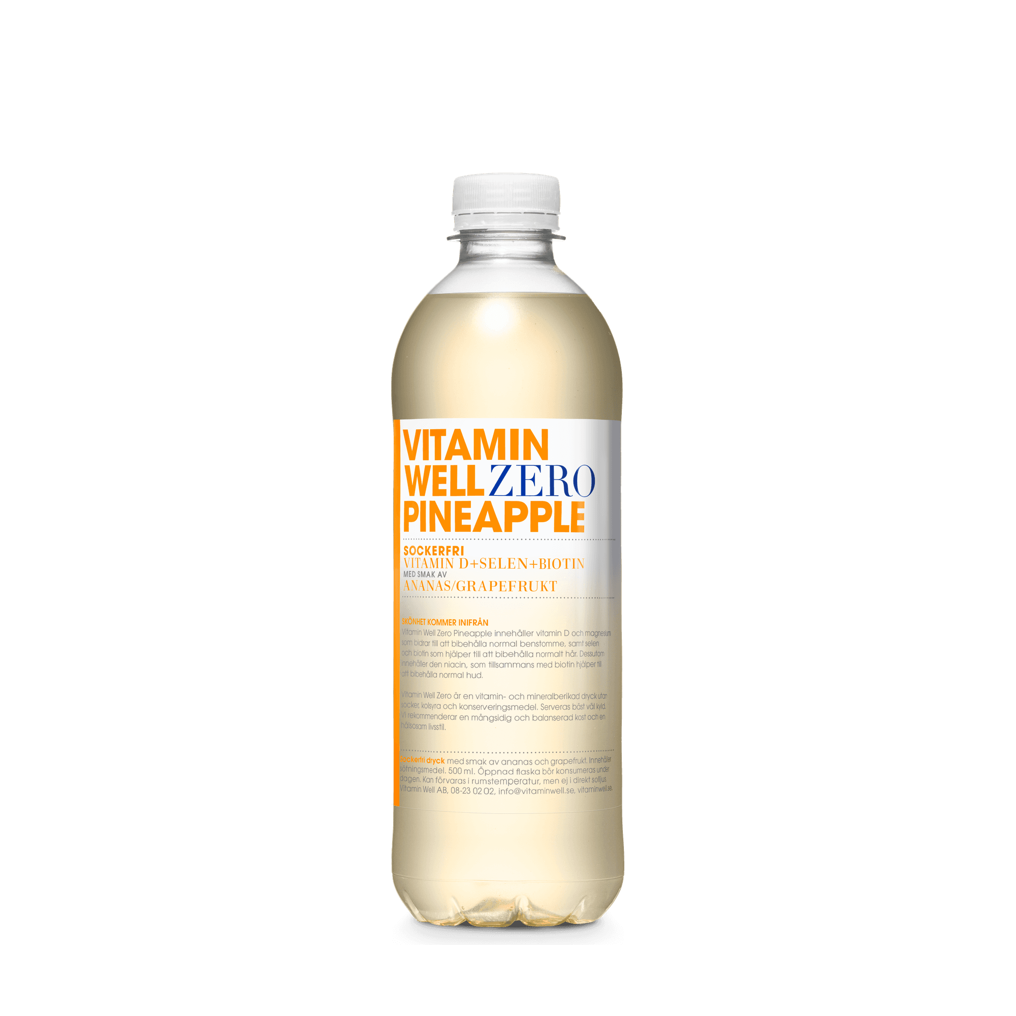 Bildnummer 1 av Vitamin Well Zero Pineapple 500 ml