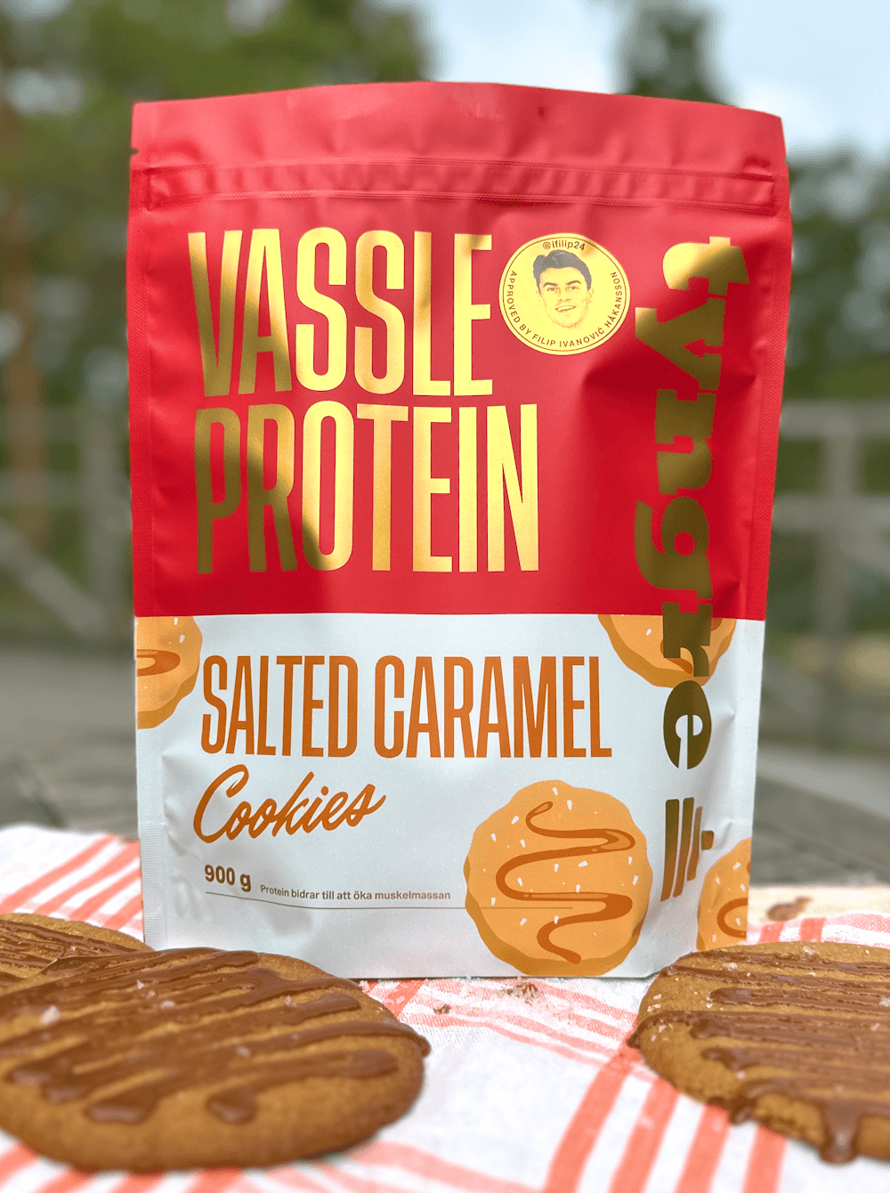 Bildnummer 2 av Vassle Salted Caramel Cookies