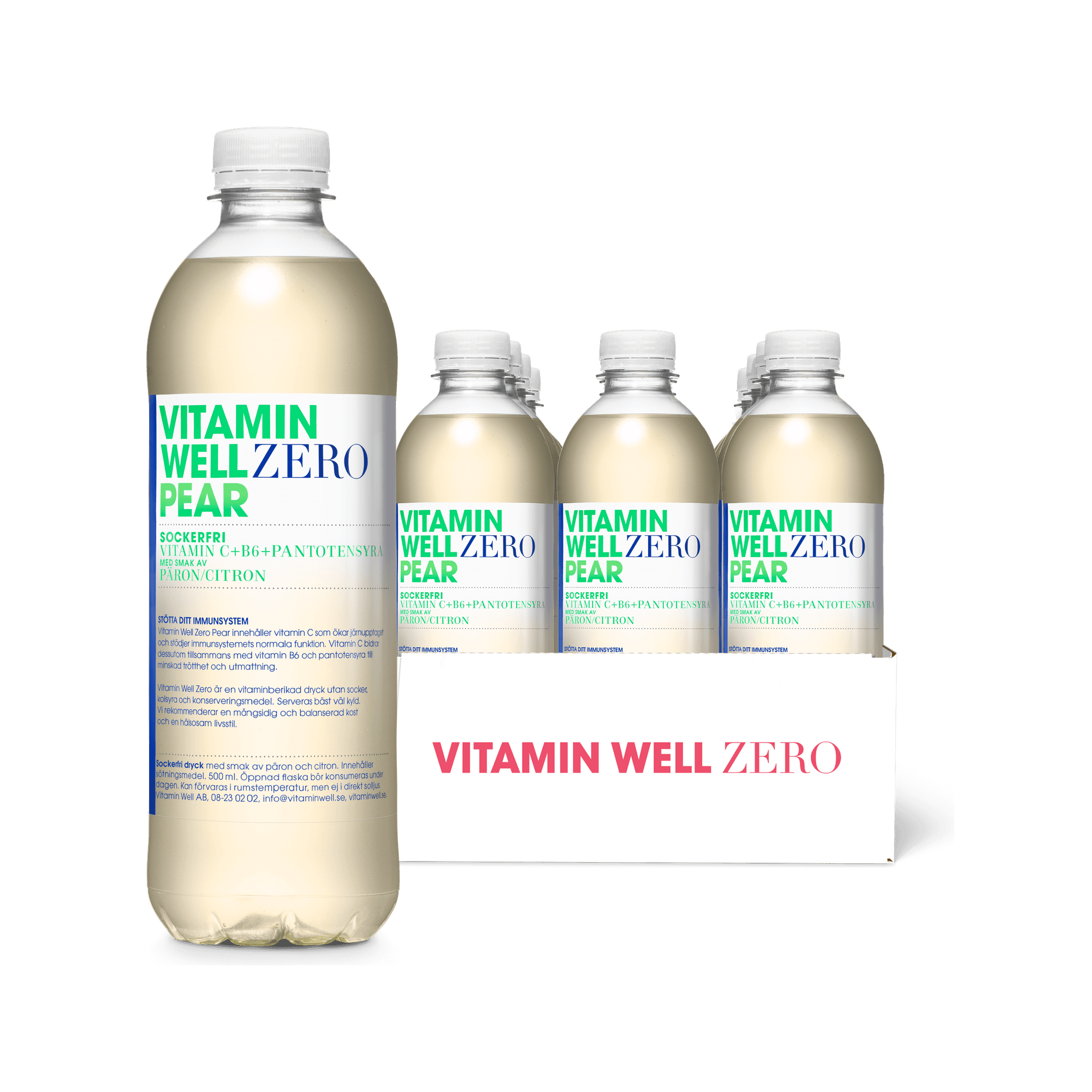 Bildnummer 1 av Vitamin Well Zero Pear 12-pack