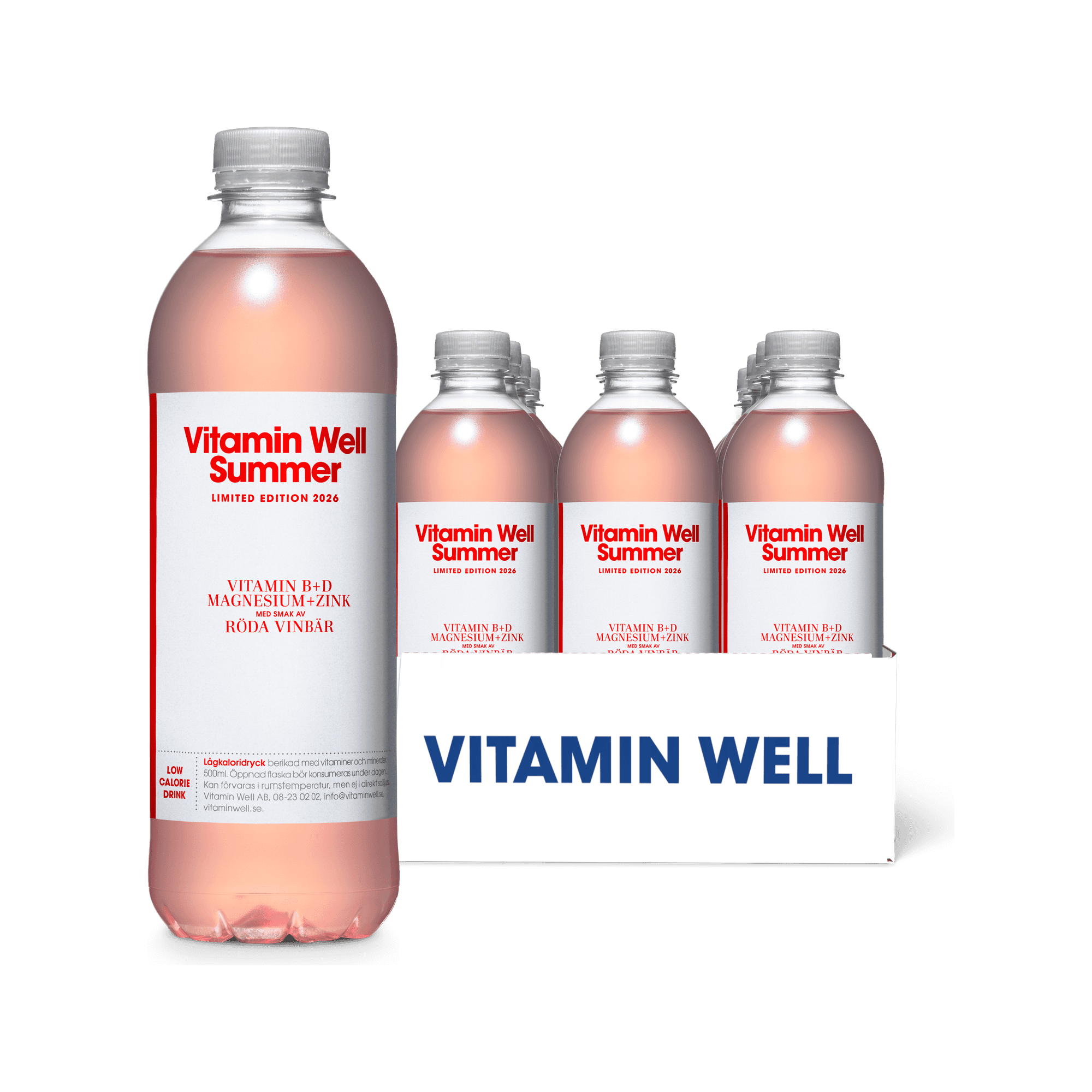 Bildnummer 1 av Vitamin Well Röda Vinbär 12-pack