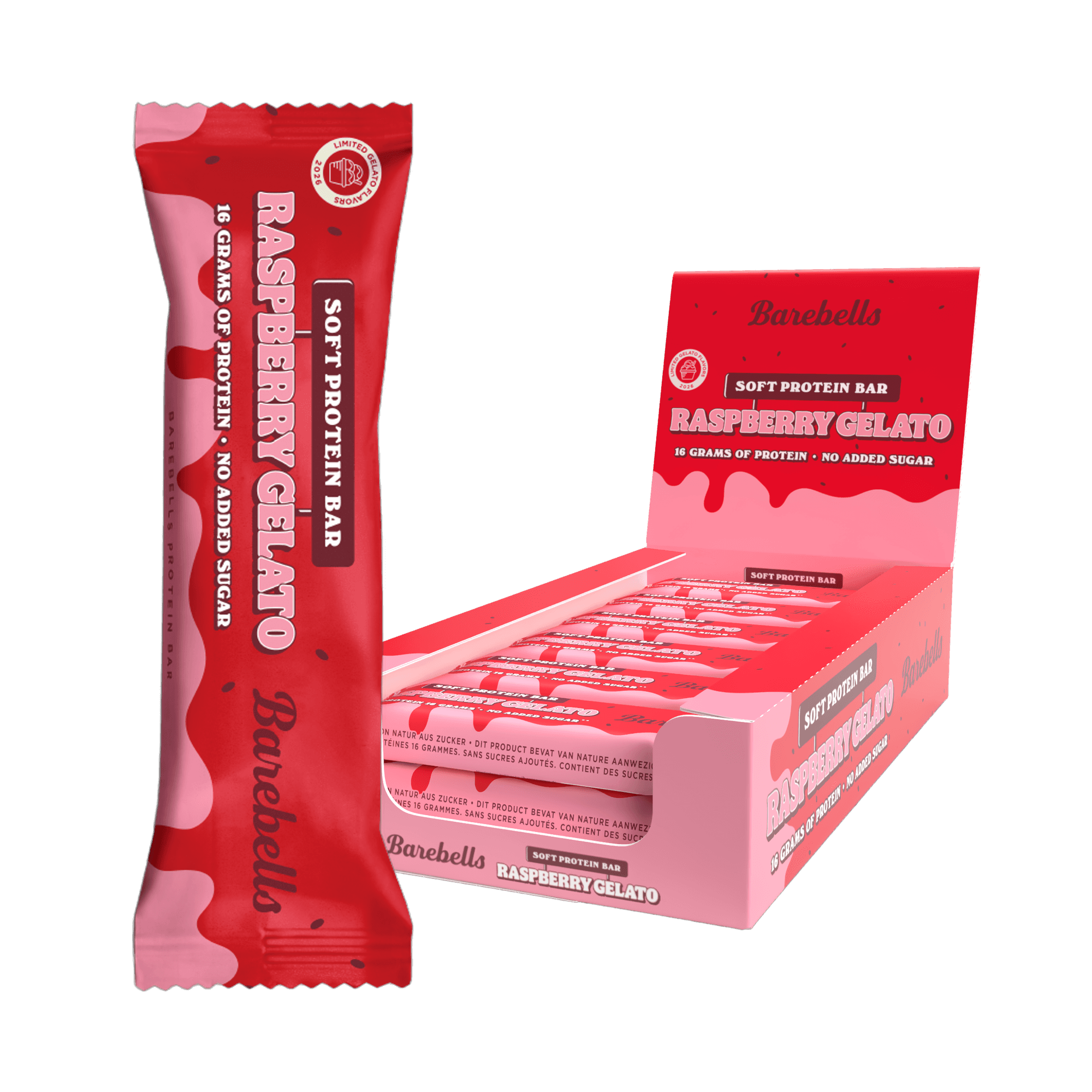 Bildnummer 1 av Barebells Raspberry Gelato 12-pack